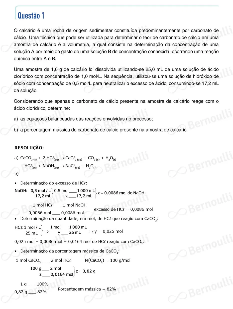 Questu00e3o 1 - Quimica - 2023 - 2u00b0 Fase - IME