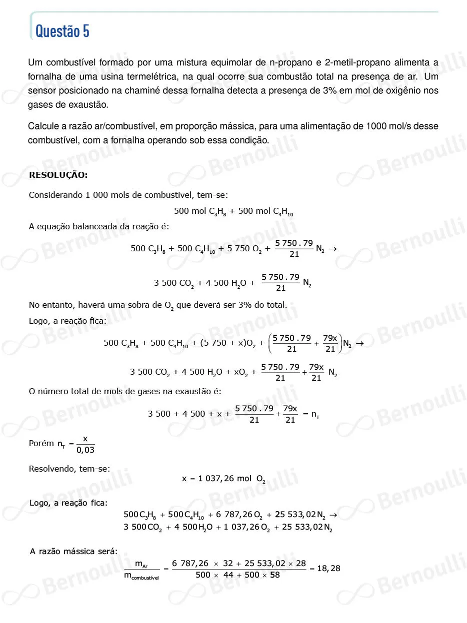 Questu00e3o 5 - Quimica - 2023 - 2u00b0 Fase - IME