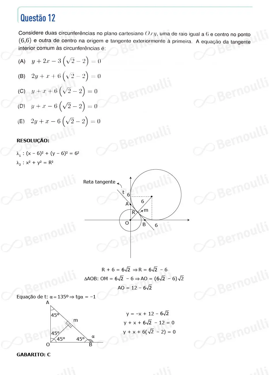 Questu00e3o 12 - Questu00f5es - 2024 - 1u00ba Fase - IME