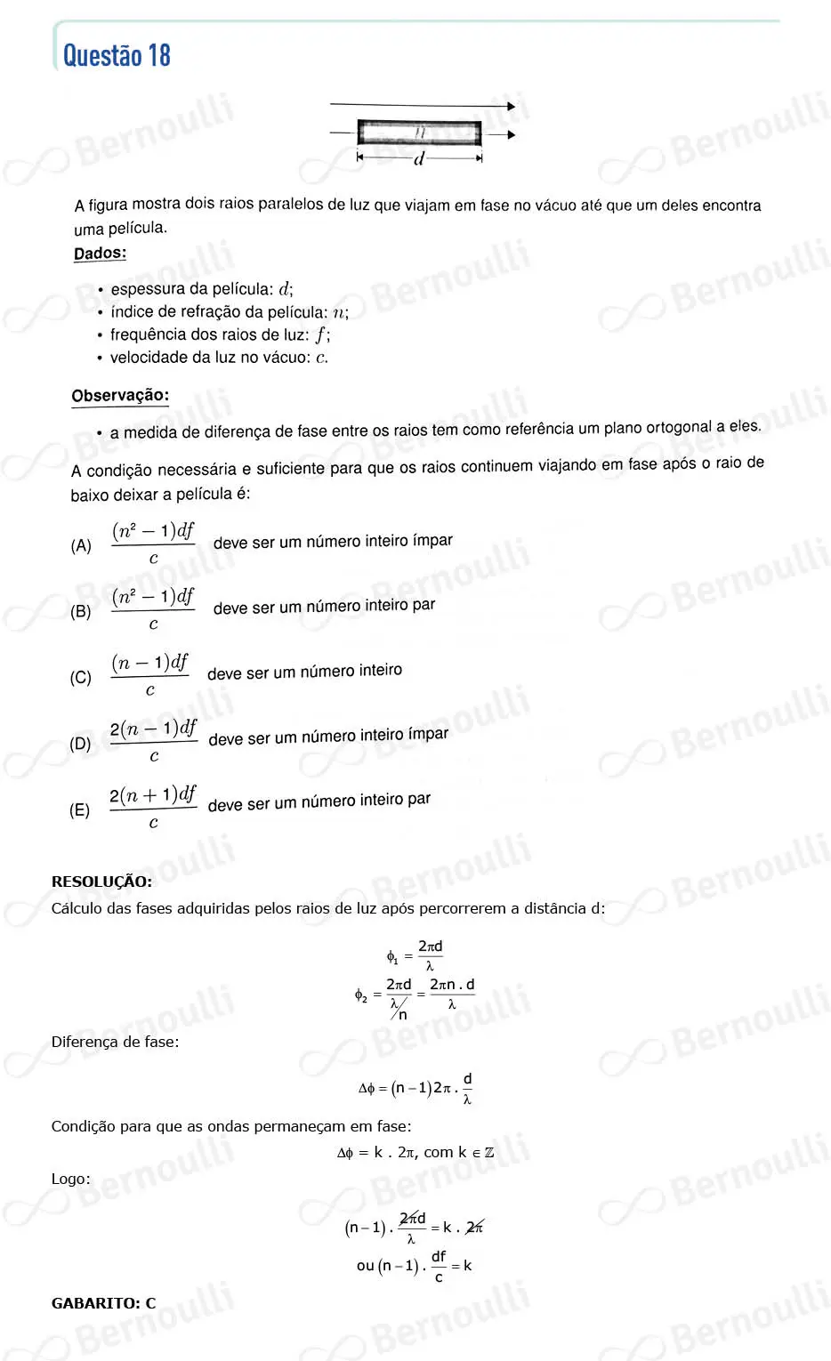 Questu00e3o 18 - Questu00f5es - 2024 - 1u00ba Fase - IME