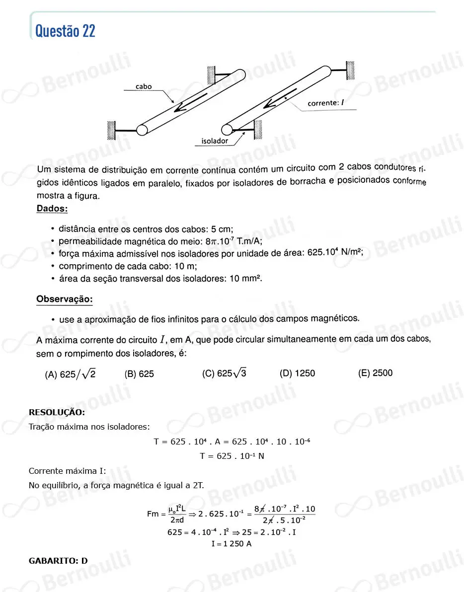 Questu00e3o 22 - Questu00f5es - 2024 - 1u00ba Fase - IME