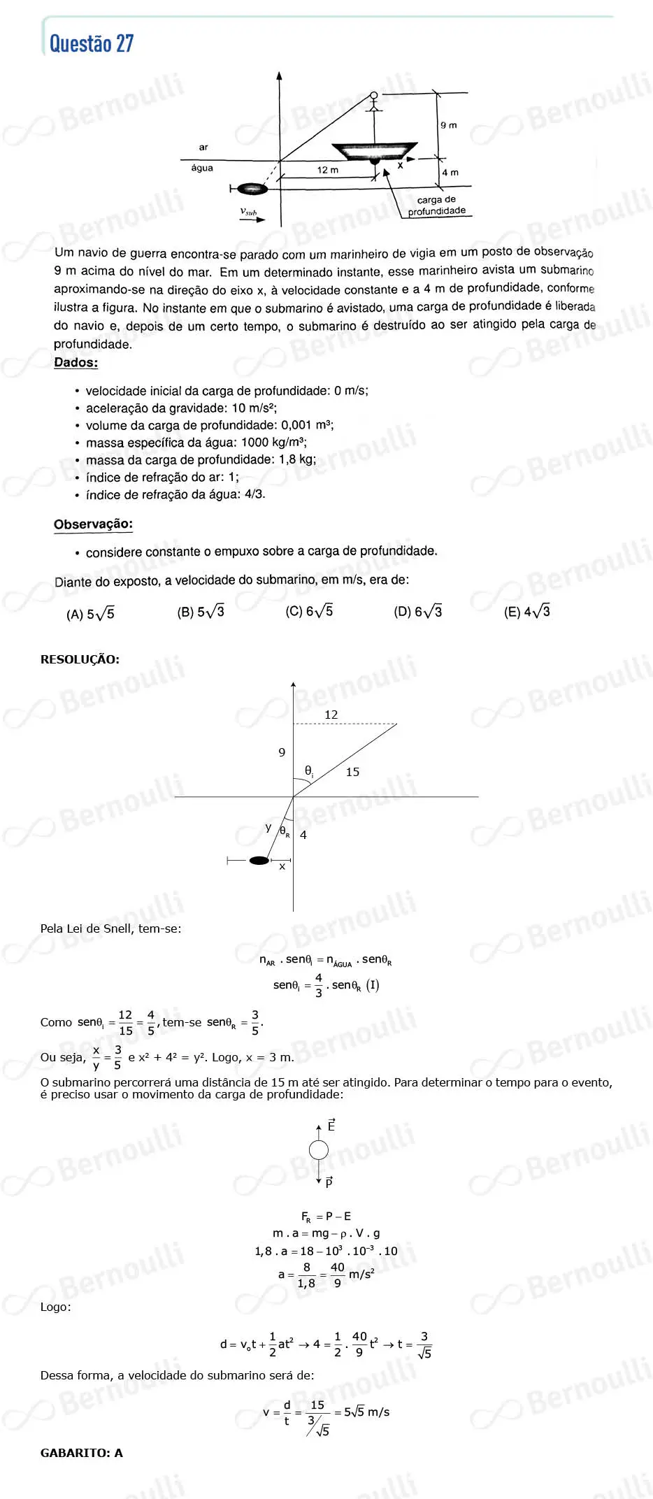 Questu00e3o 27 - Questu00f5es - 2024 - 1u00ba Fase - IME