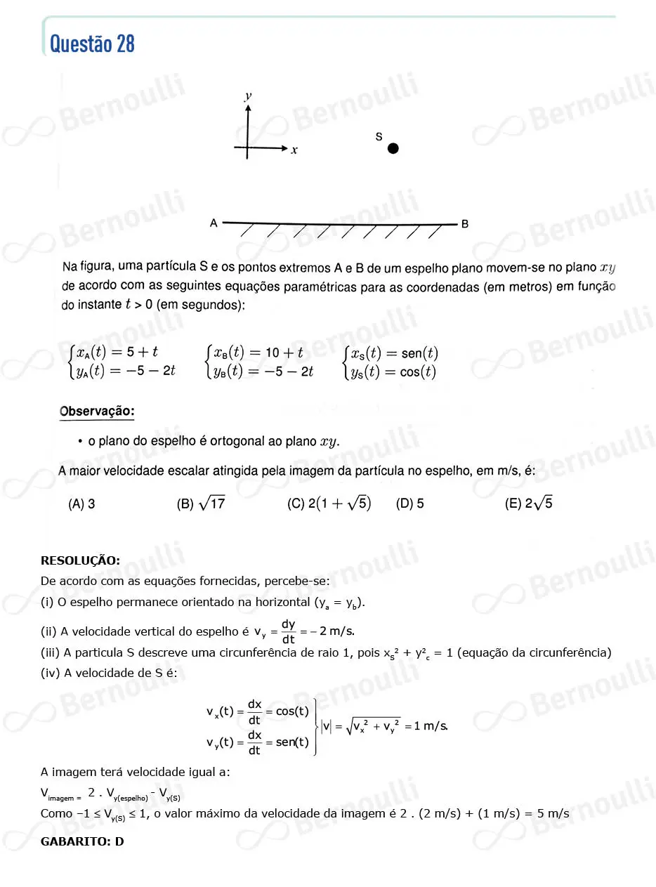 Questu00e3o 28 - Questu00f5es - 2024 - 1u00ba Fase - IME