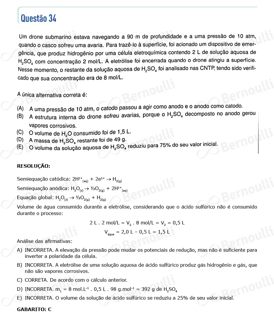 Questu00e3o 34 - Questu00f5es - 2024 - 1u00ba Fase - IME