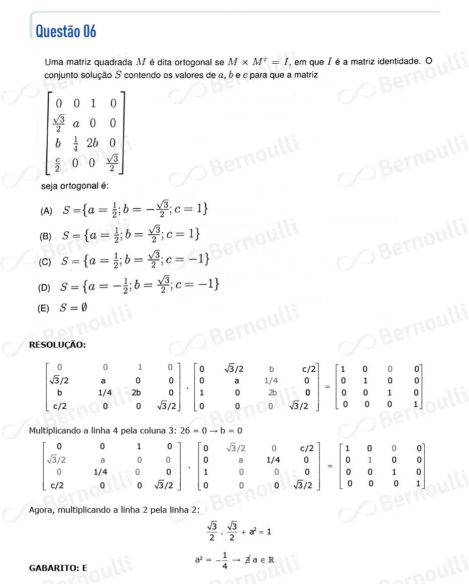 Questu00e3o 6 - Questu00f5es - 2024 - 1u00ba Fase - IME