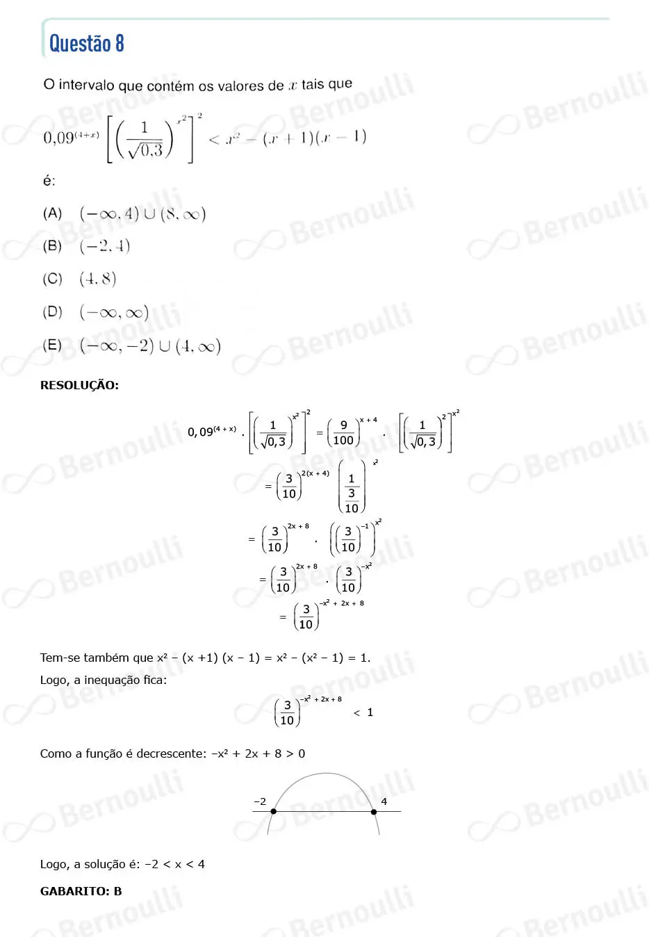 Questu00e3o 8 - Questu00f5es - 2024 - 1u00ba Fase - IME