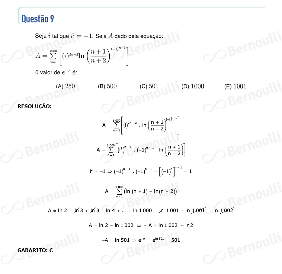 Questu00e3o 9 - Questu00f5es - 2024 - 1u00ba Fase - IME