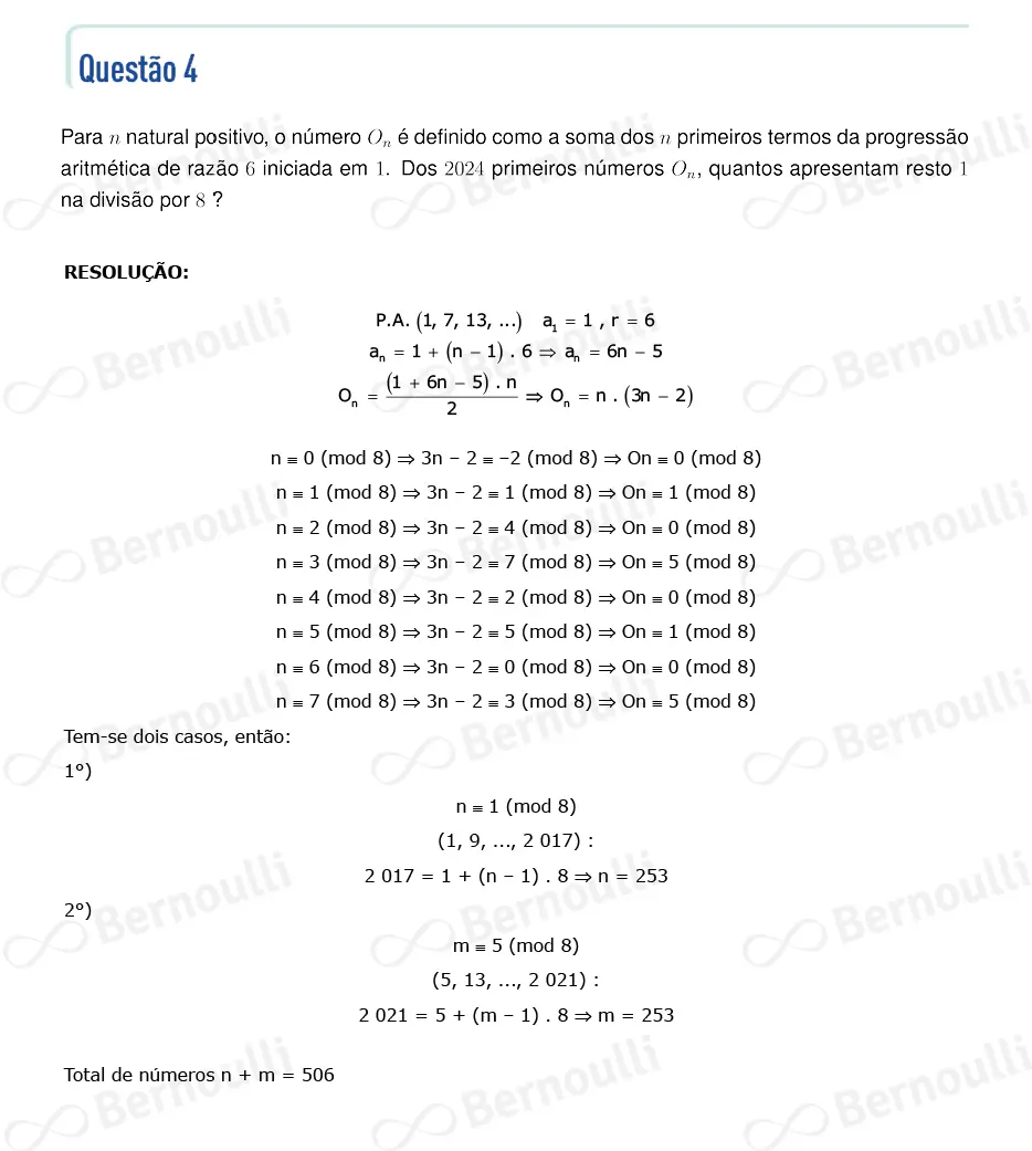 Questu00e3o 4 - Matematica - 2024 - 2u00b0 Fase - IME