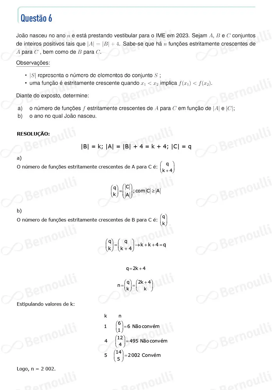 Questu00e3o 6 - Matematica - 2024 - 2u00b0 Fase - IME