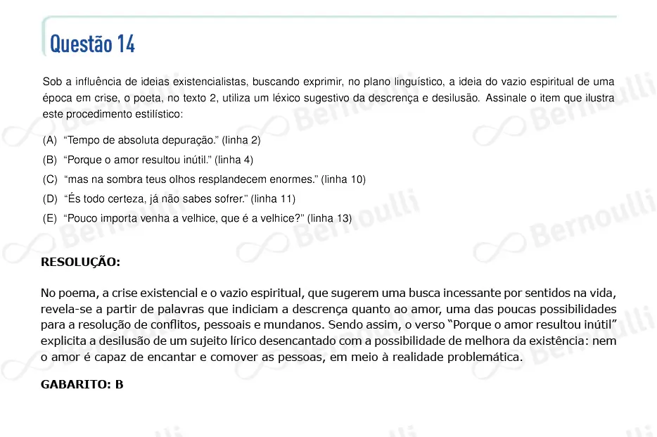 Questu00e3o 14 - Portuguu00eas - Inglu00eas - 2024 - 2u00b0 Fase - IME