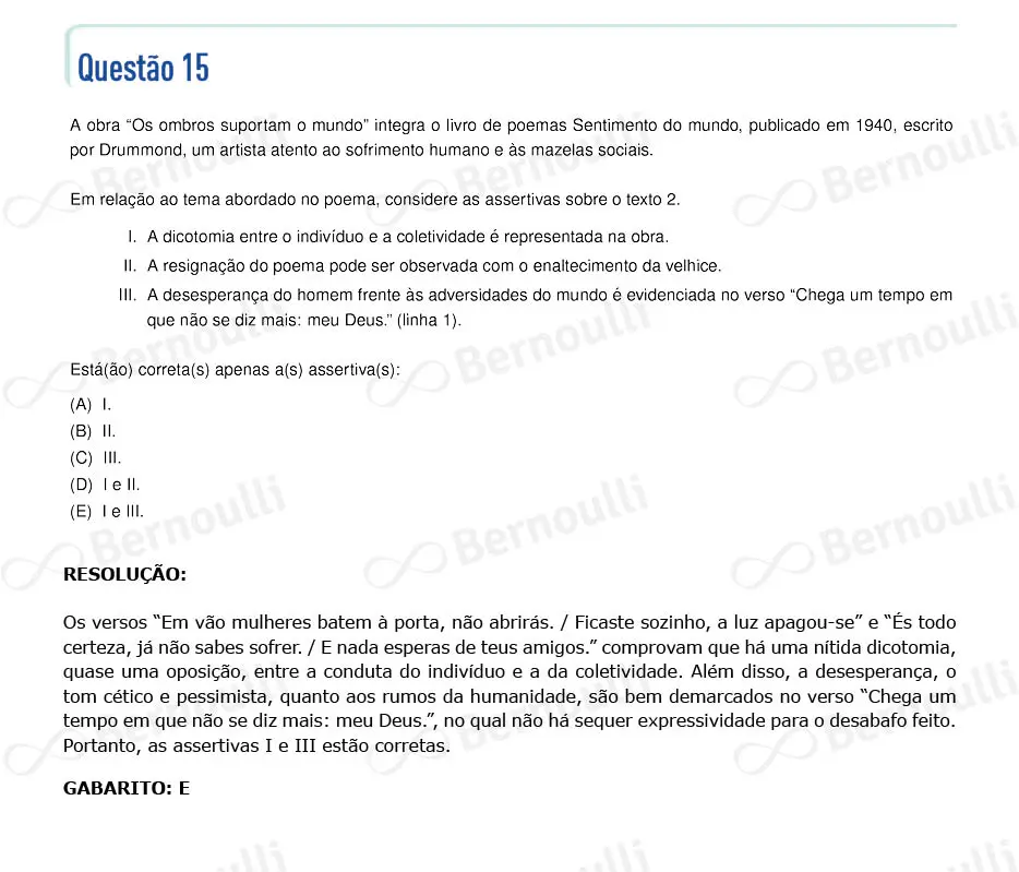 Questu00e3o 15 - Portuguu00eas - Inglu00eas - 2024 - 2u00b0 Fase - IME