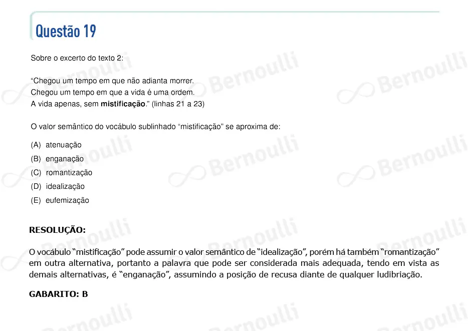 Questu00e3o 19 - Portuguu00eas - Inglu00eas - 2024 - 2u00b0 Fase - IME