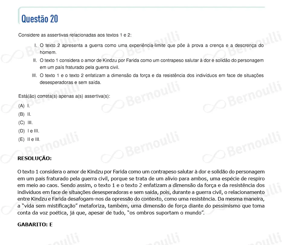 Questu00e3o 20 - Portuguu00eas - Inglu00eas - 2024 - 2u00b0 Fase - IME