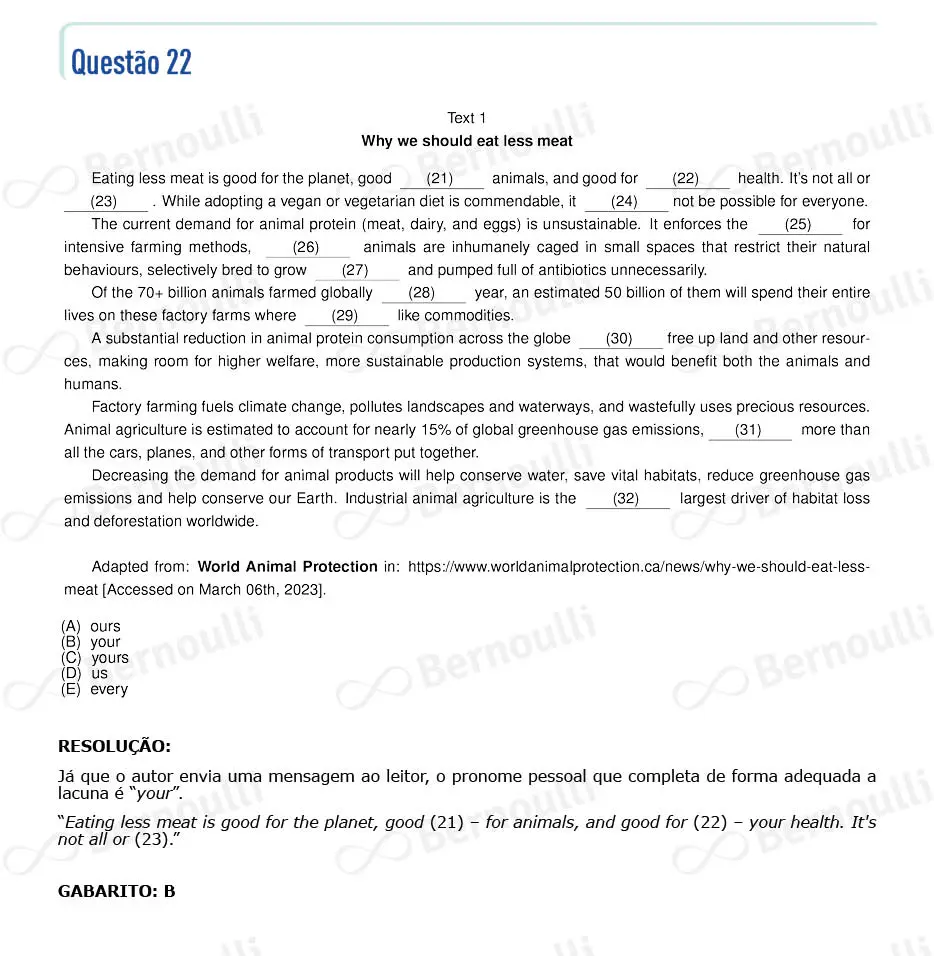 Questu00e3o 22 - Portuguu00eas - Inglu00eas - 2024 - 2u00b0 Fase - IME