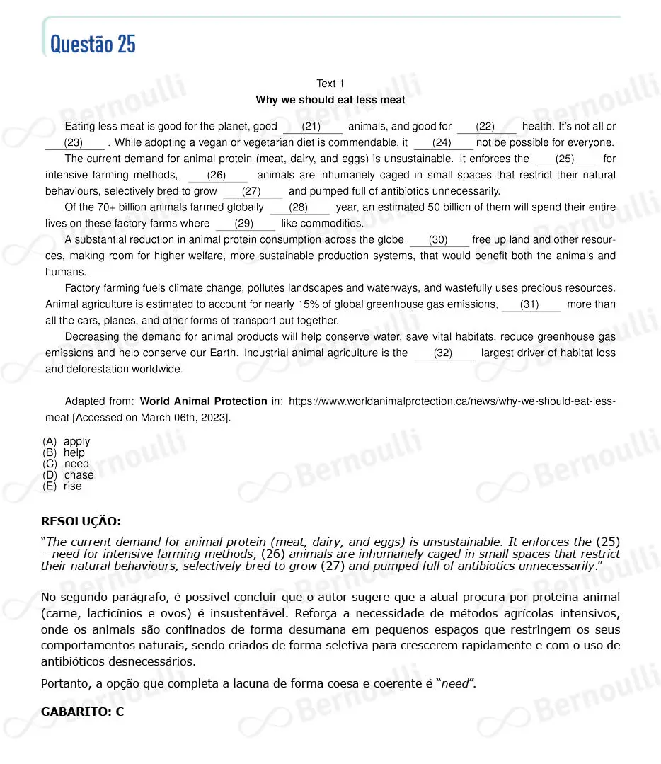 Questu00e3o 25 - Portuguu00eas - Inglu00eas - 2024 - 2u00b0 Fase - IME