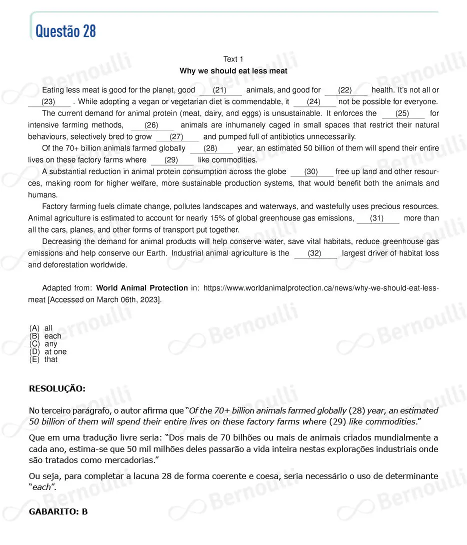 Questu00e3o 28 - Portuguu00eas - Inglu00eas - 2024 - 2u00b0 Fase - IME