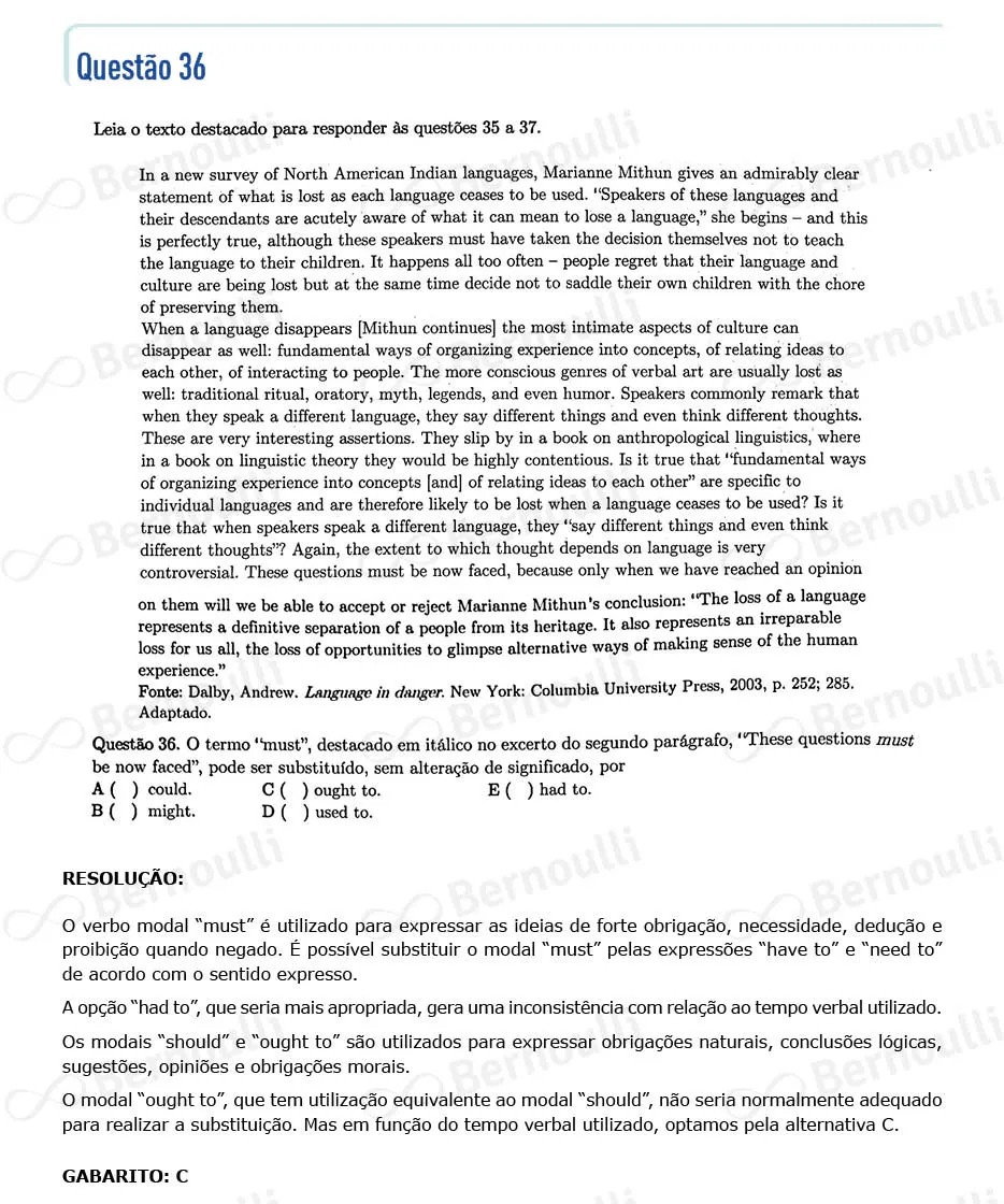 Questu00e3o 36 - Questu00f5es - 2022 - 1u00ba Fase - ITA