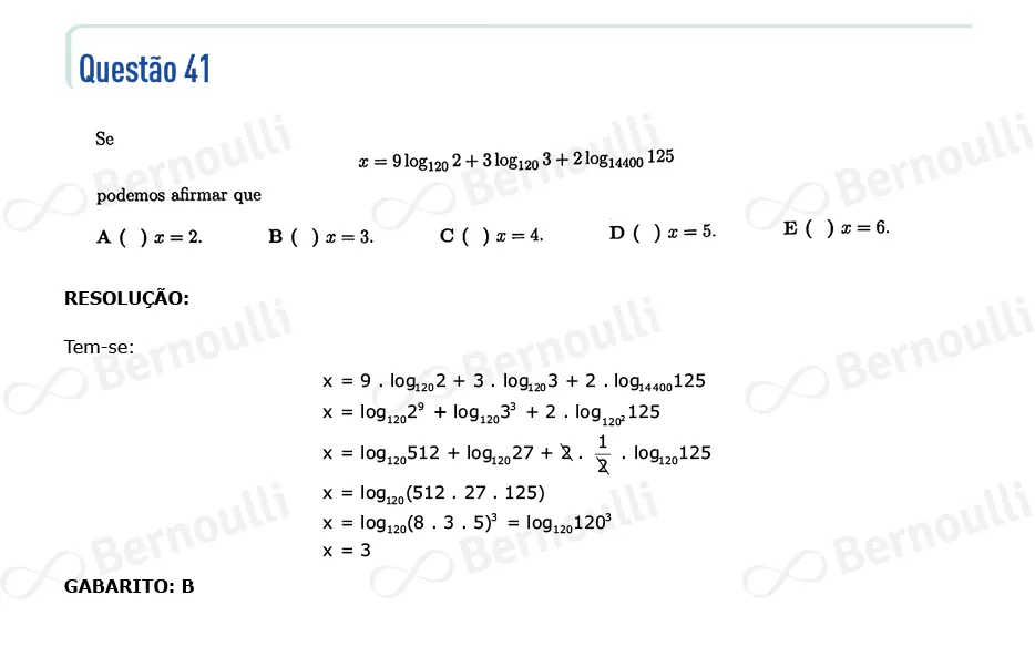 Questu00e3o 41 - Questu00f5es - 2022 - 1u00ba Fase - ITA