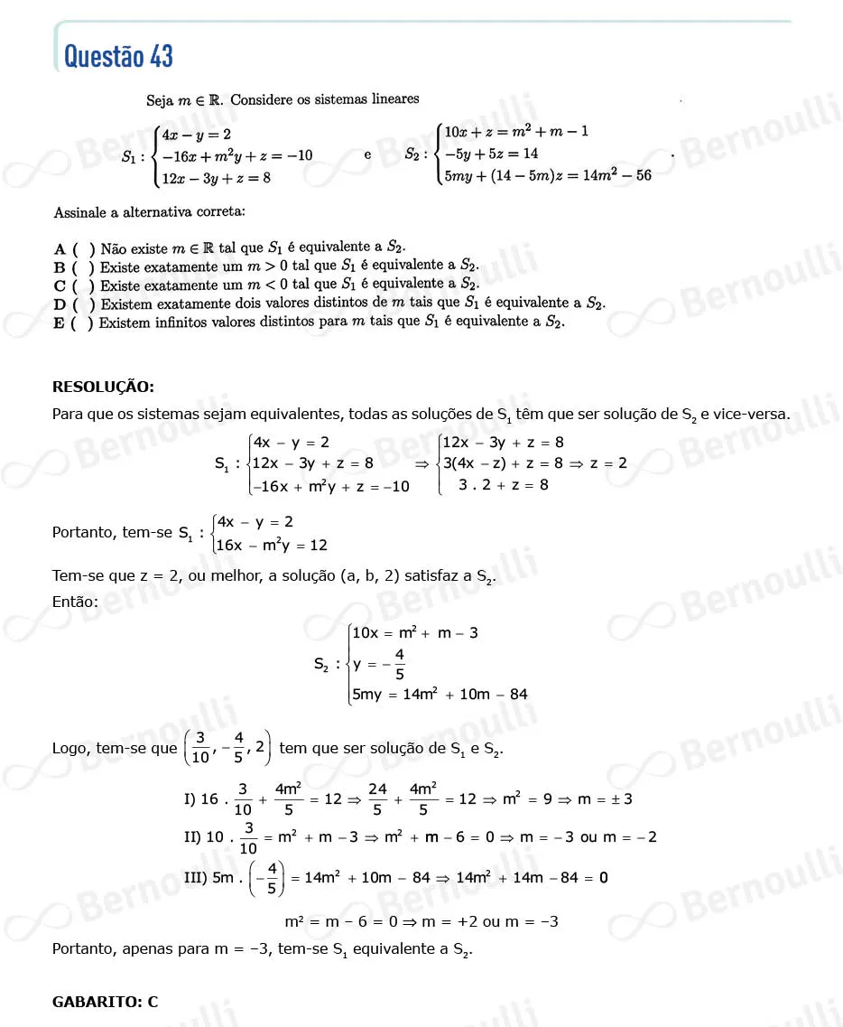 Questu00e3o 43 - Questu00f5es - 2022 - 1u00ba Fase - ITA