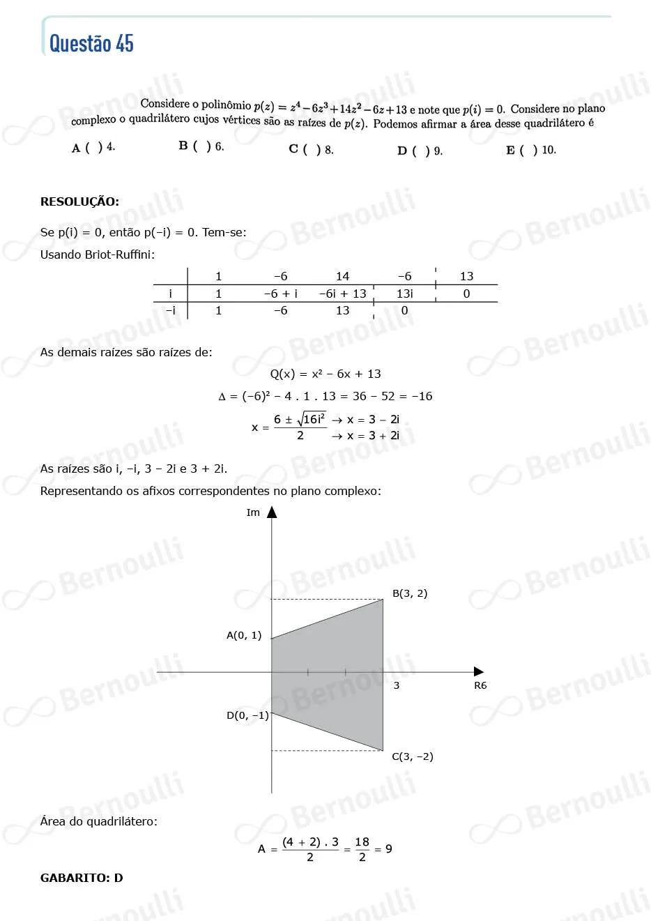 Questu00e3o 45 - Questu00f5es - 2022 - 1u00ba Fase - ITA