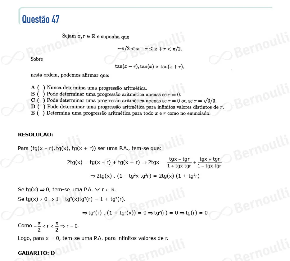 Questu00e3o 47 - Questu00f5es - 2022 - 1u00ba Fase - ITA