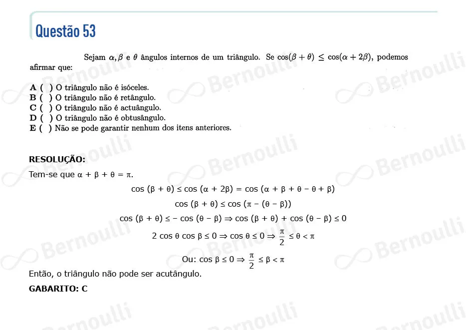 Questu00e3o 53 - Questu00f5es - 2022 - 1u00ba Fase - ITA