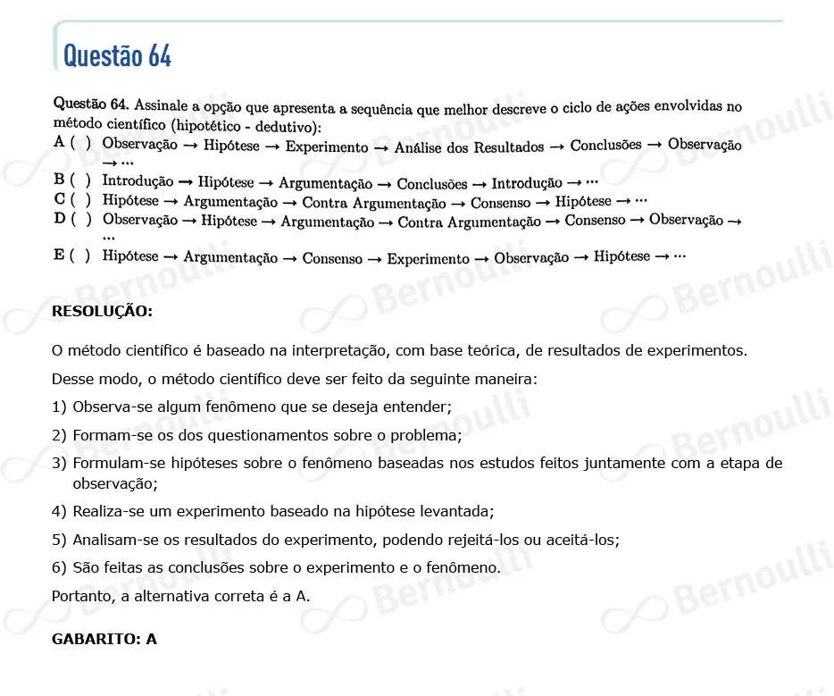 Questu00e3o 64 - Questu00f5es - 2022 - 1u00ba Fase - ITA