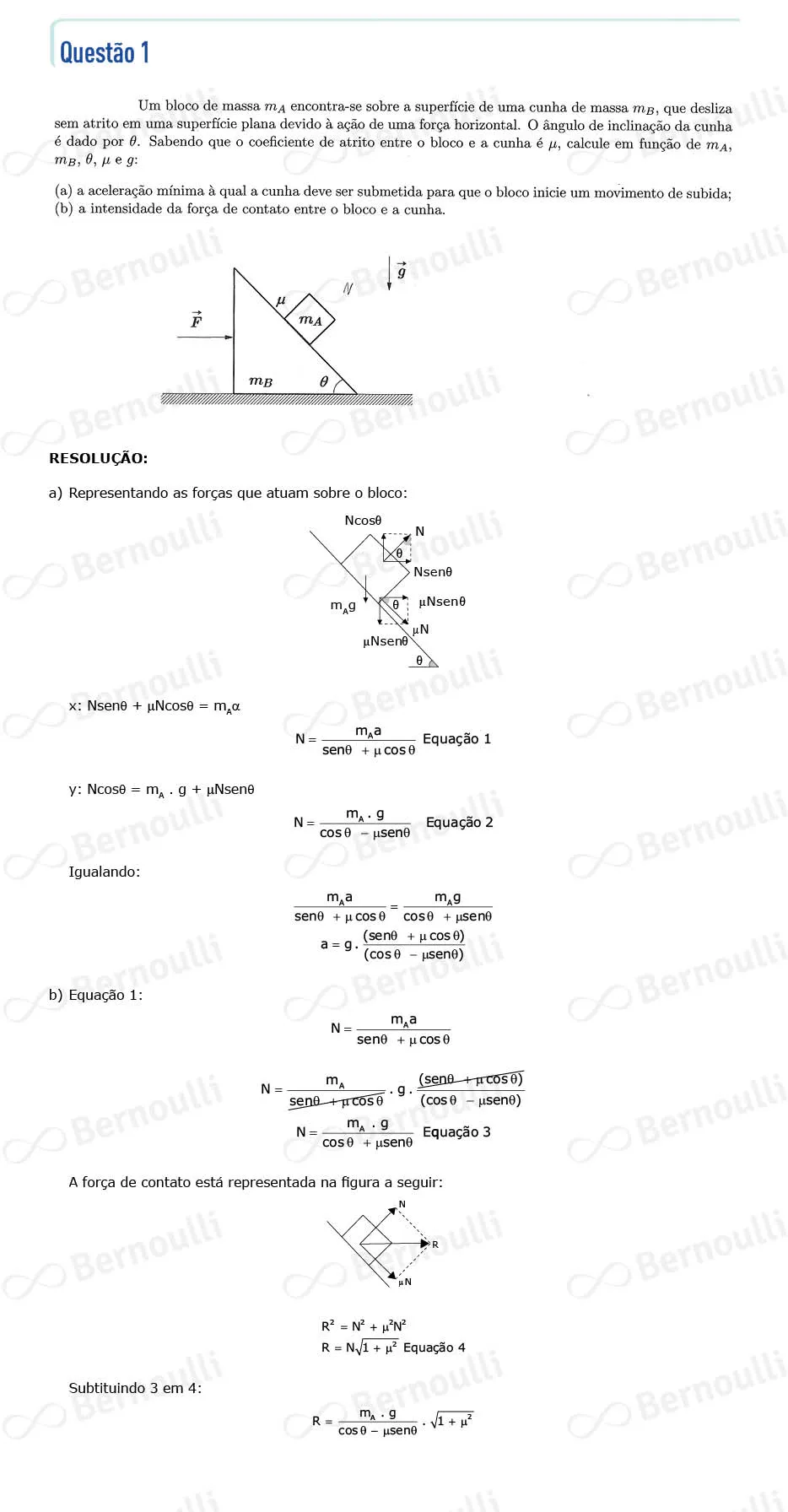 Questu00e3o 1 - Fisica e Redau00e7u00e3o - 2022 - 2u00ba Fase - ITA