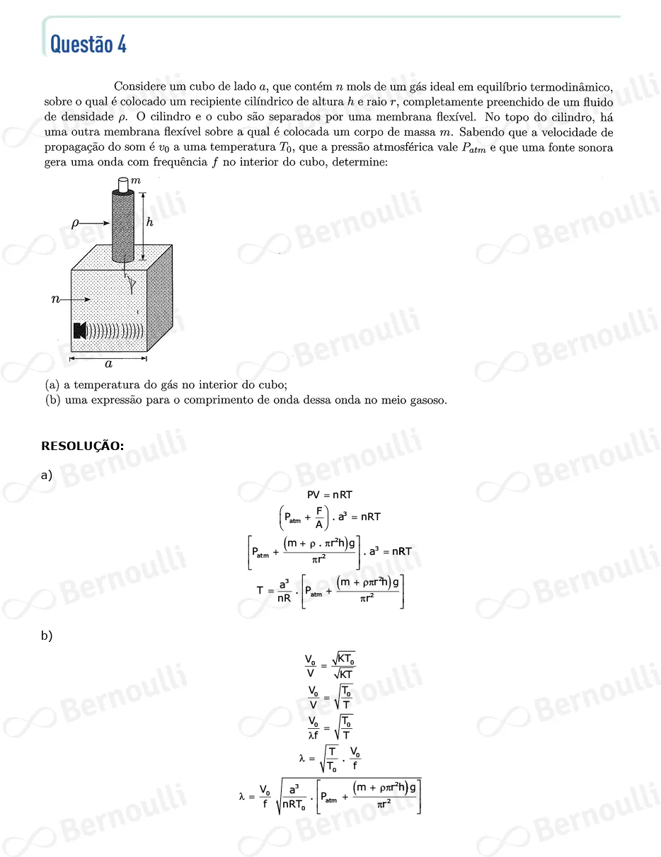 Questu00e3o 4 - Fisica e Redau00e7u00e3o - 2022 - 2u00ba Fase - ITA