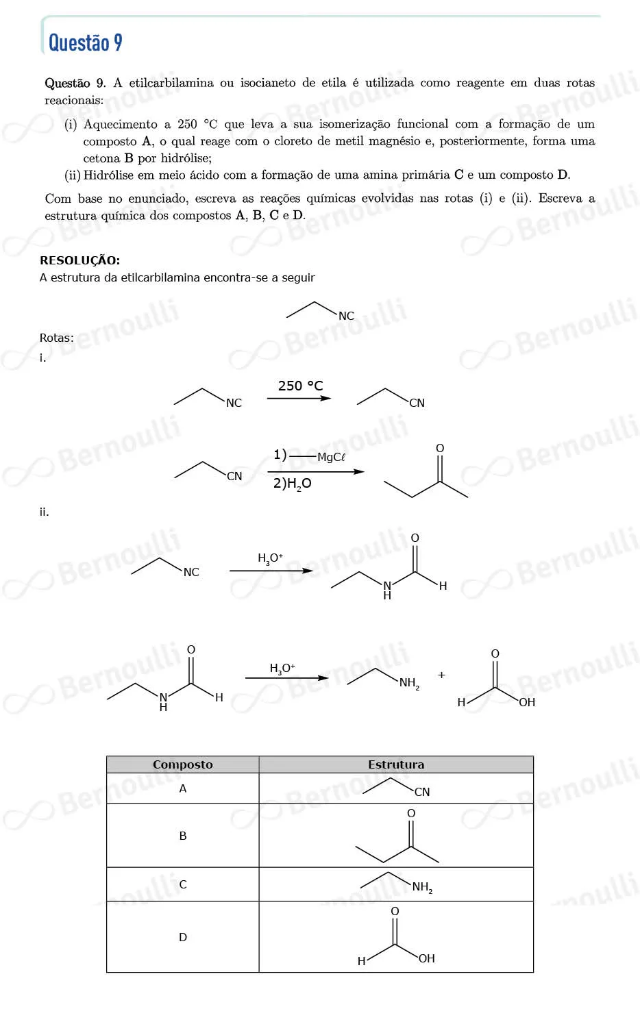 Questu00e3o 9 - Quimica e Matematica - 2022 - 2u00ba Fase - ITA