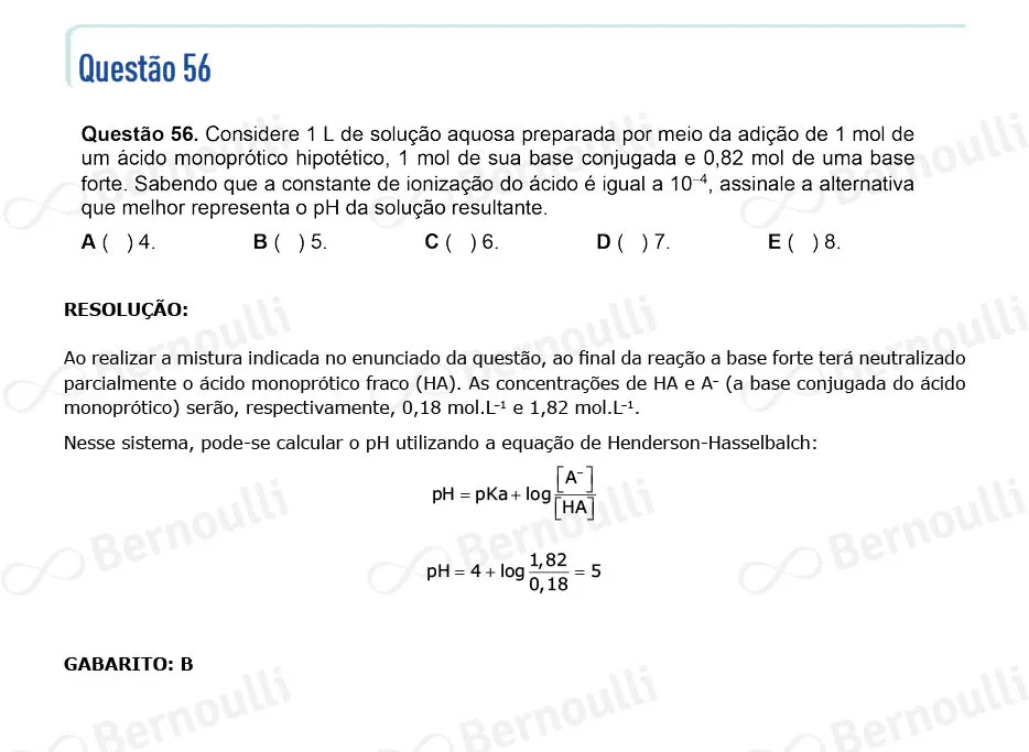 Questu00e3o 56 - Questu00f5es - 2024 - 1u00ba Fase - ITA