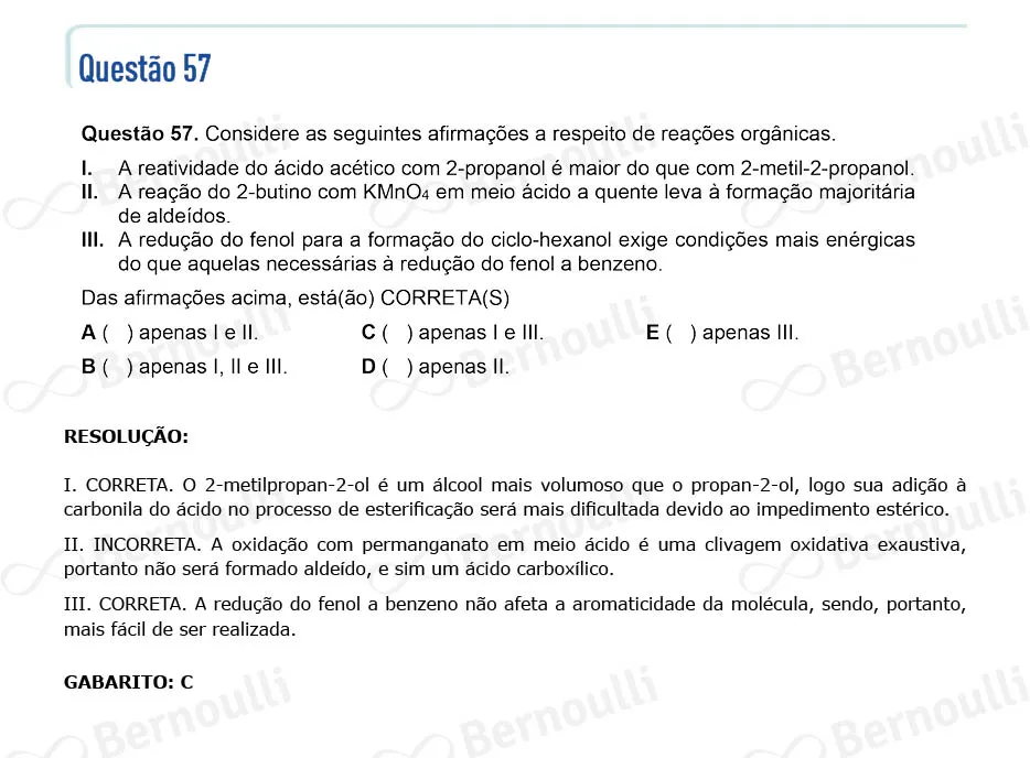 Questu00e3o 57 - Questu00f5es - 2024 - 1u00ba Fase - ITA