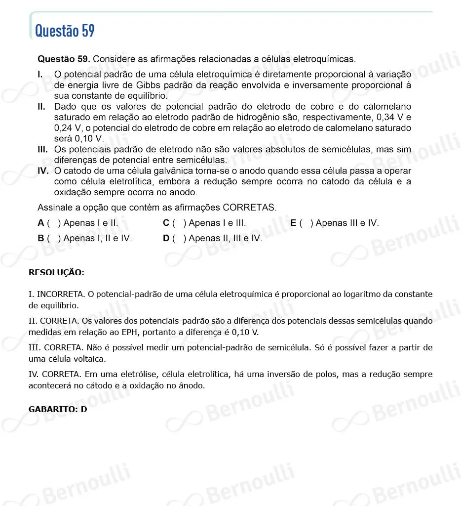 Questu00e3o 59 - Questu00f5es - 2024 - 1u00ba Fase - ITA