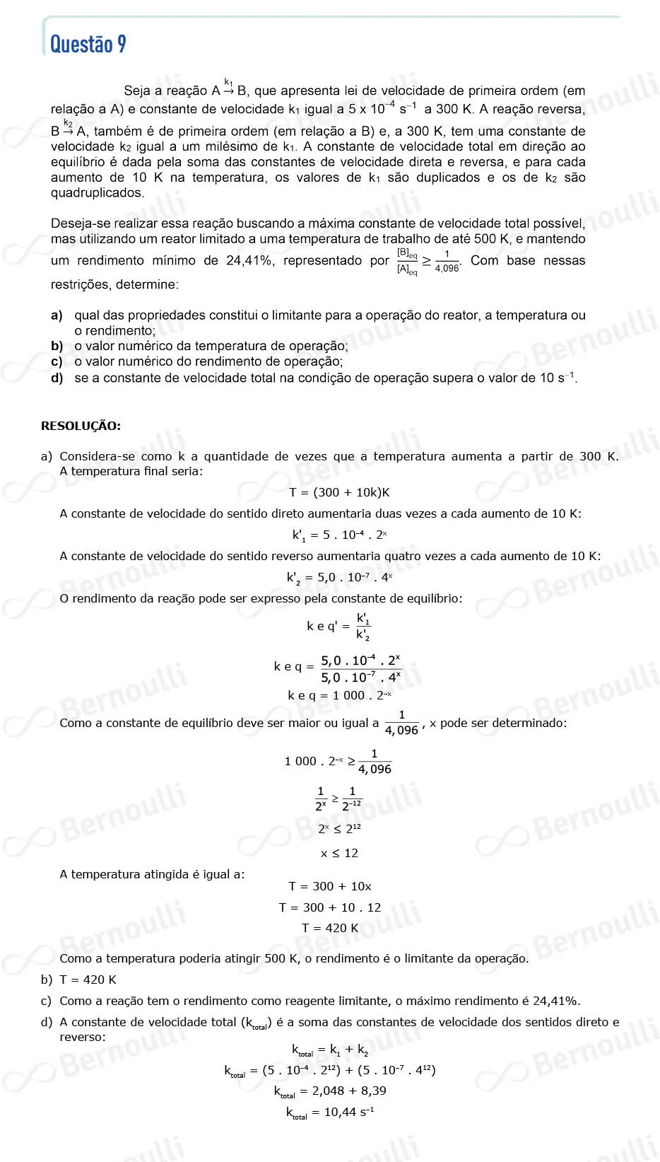 Questu00e3o 9 - Quimica e Matematica - 2024 - 2u00ba Fase - ITA