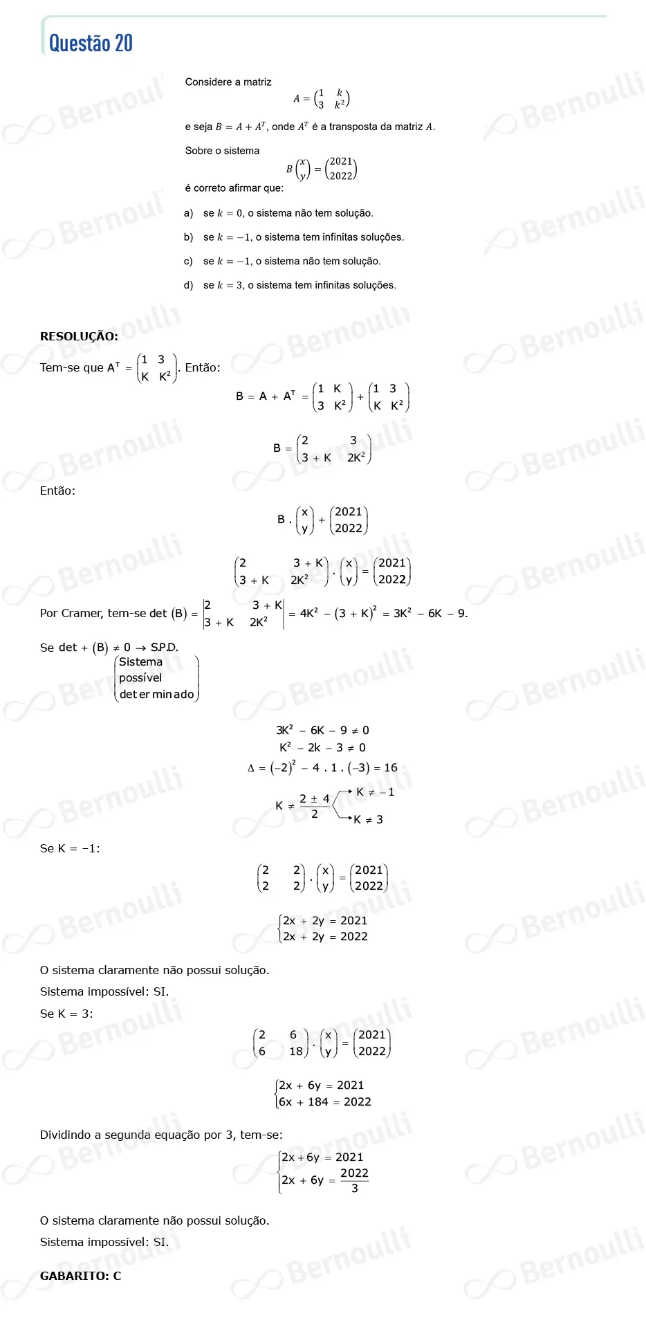 Questu00e3o 20 - Prova Q e X - 2022 - 1u00aa Fase - Unicamp