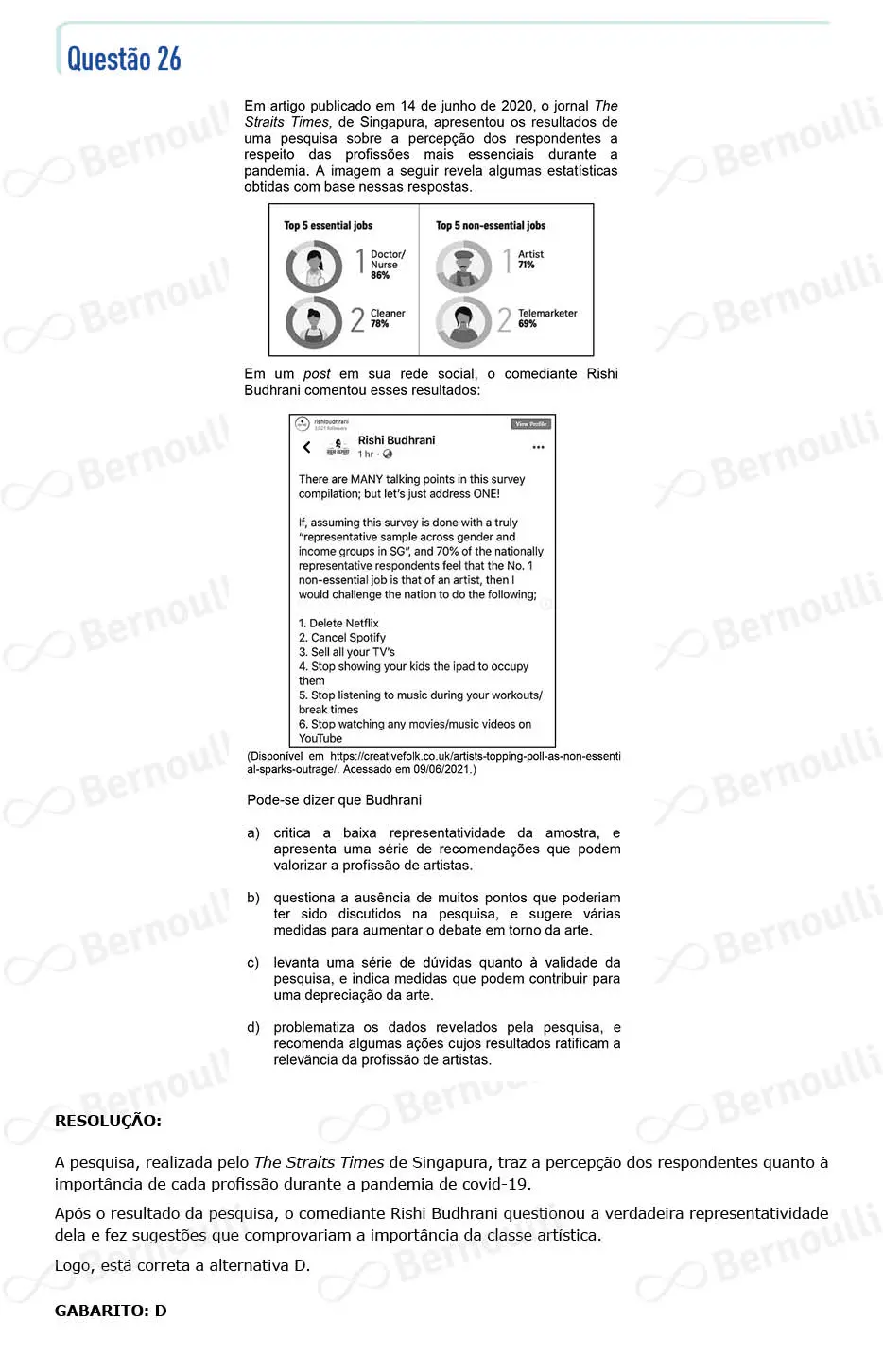 Questu00e3o 26 - Prova Q e X - 2022 - 1u00aa Fase - Unicamp