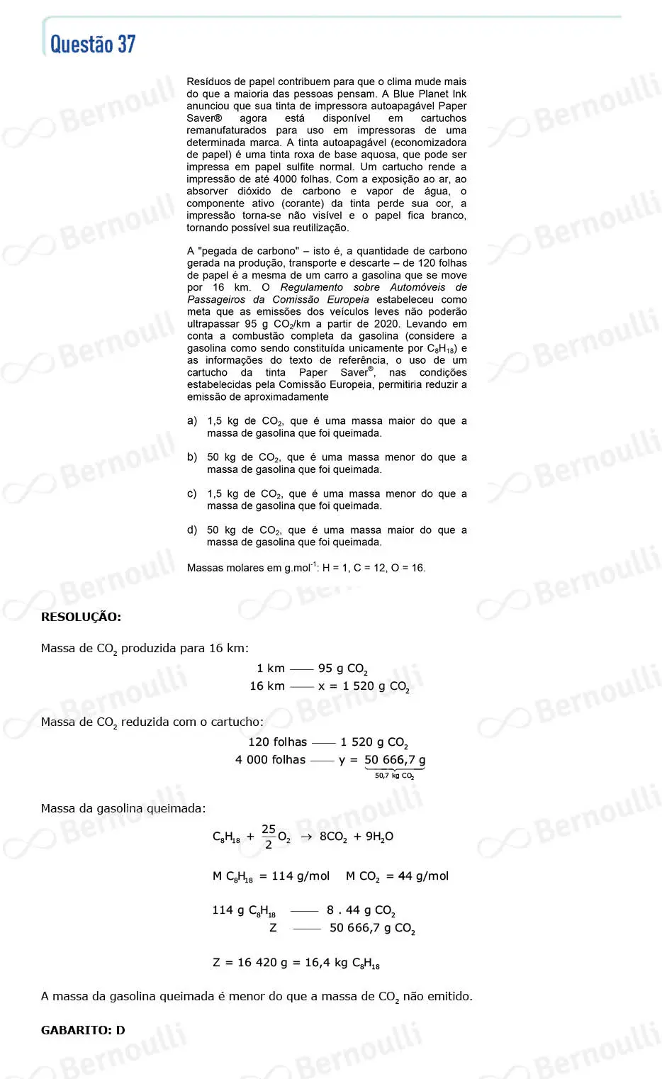 Questu00e3o 37 - Prova Q e X - 2022 - 1u00aa Fase - Unicamp