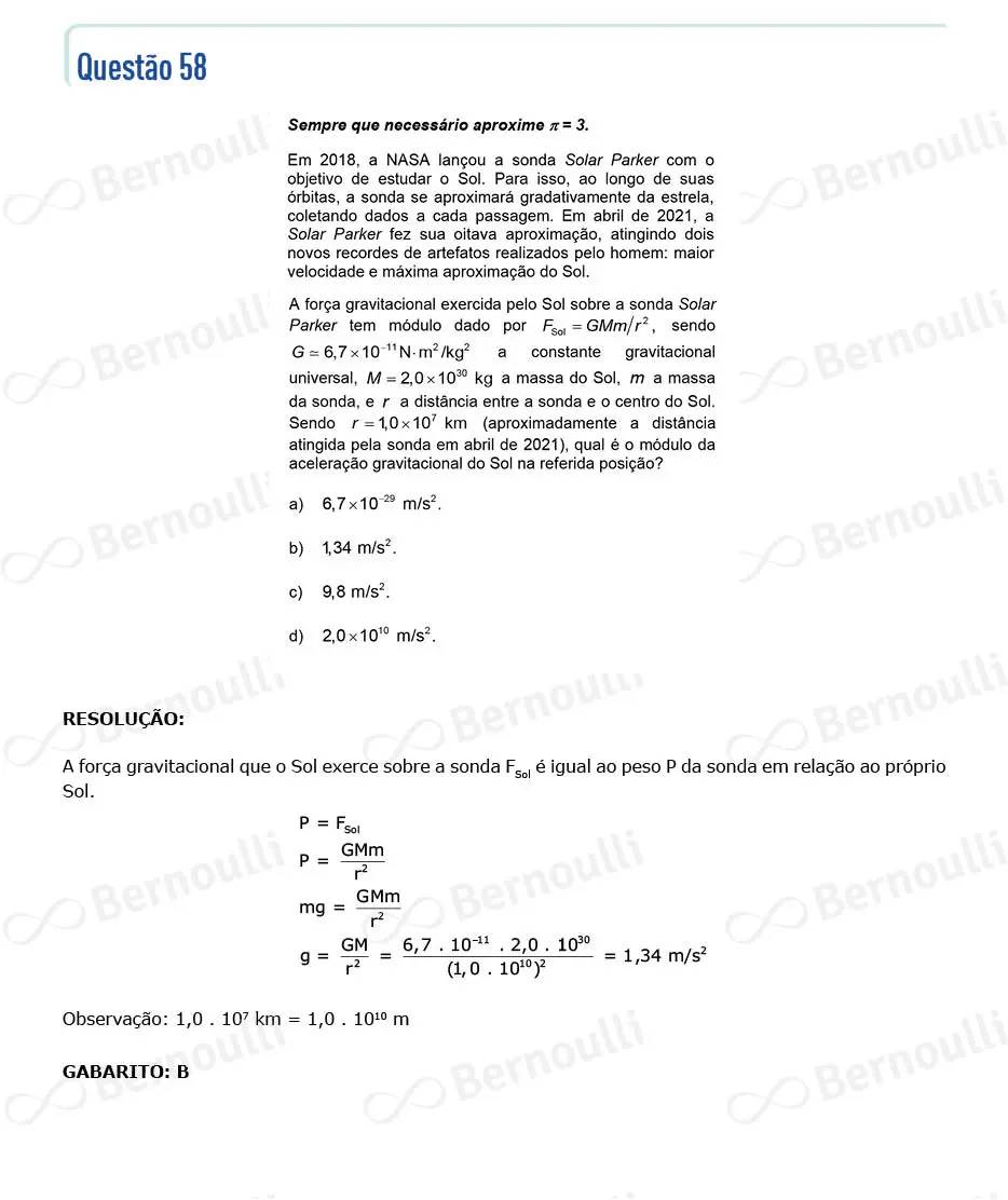 Questu00e3o 58 - Prova Q e X - 2022 - 1u00aa Fase - Unicamp