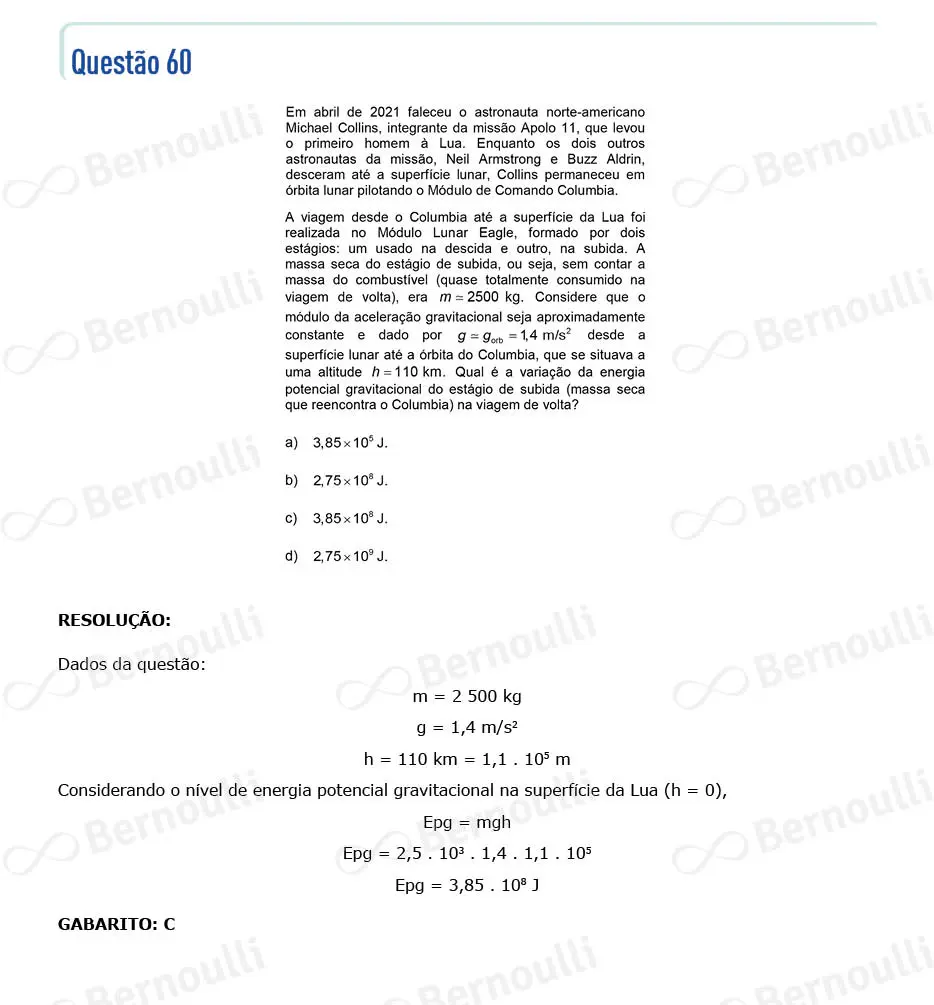 Questu00e3o 60 - Prova Q e X - 2022 - 1u00aa Fase - Unicamp