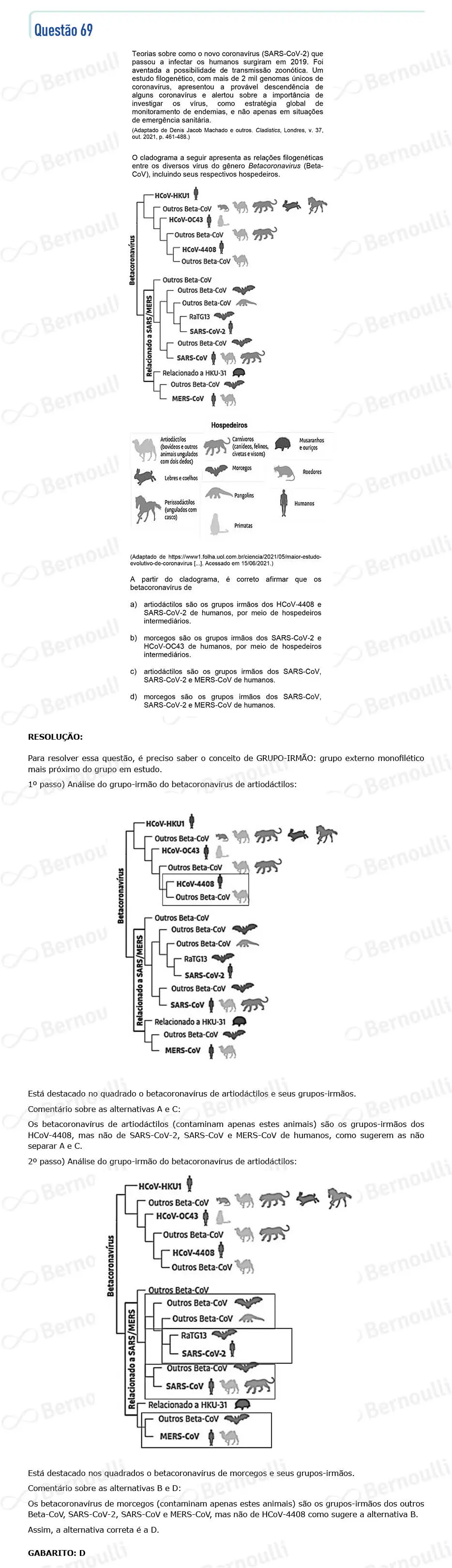 Questu00e3o 69 - Prova Q e X - 2022 - 1u00aa Fase - Unicamp