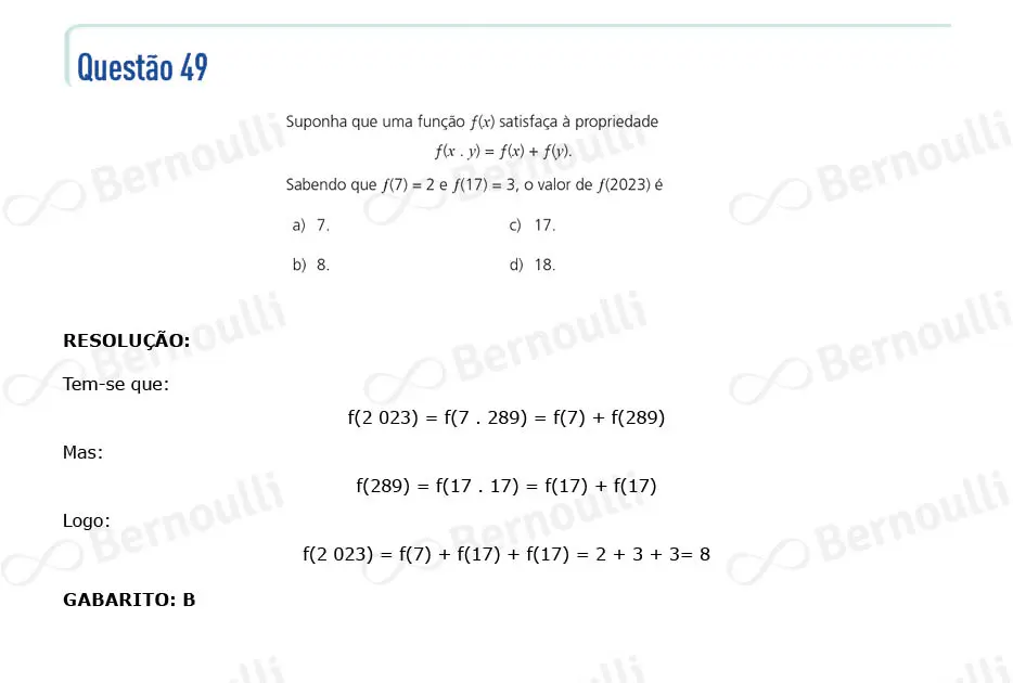 Questu00e3o 49 - Prova Q e Z - 2023 - 1u00aa Fase - Unicamp